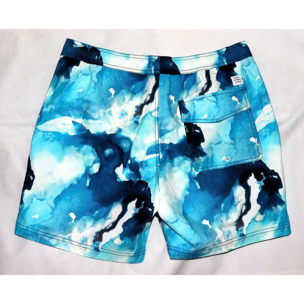 Banks Journal Natalie Strickland‎ Studio Indigo Men's Board Shorts Size XL